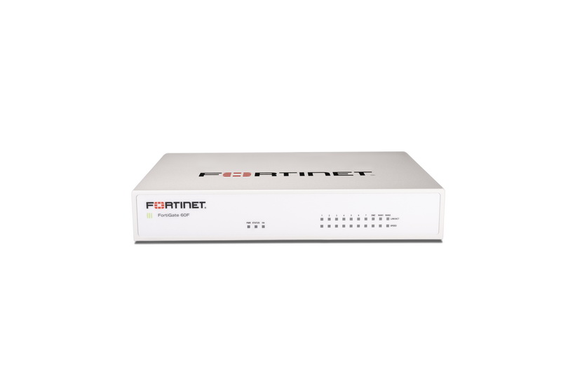 Fortinet Fortigate FG-60F Security Appliance 10 x GE RJ45 Ports Max 25 User